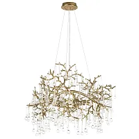 Люстра подвесная Coral 10351/800 AB LOFT IT прозрачная на 10 ламп, основание античное бронза в стиле современный флористика арт-деко ветви Люстра подвесная Coral 10351/800 AB LOFT IT прозрачная на 10 ламп, основание античное бронза в стиле современный флористика арт-деко ветви